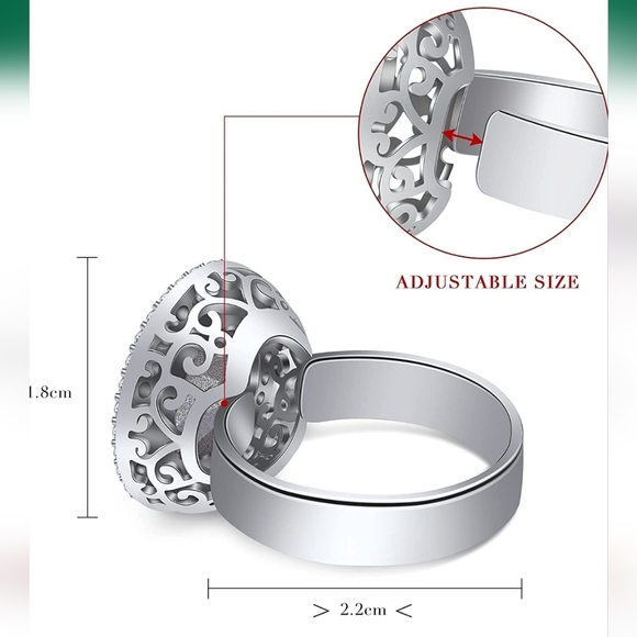 PLATO H Vintage Gem Ring - Picture 4 of 5